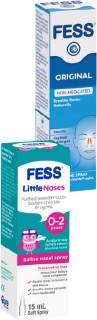 FESS-Original-Nasal-Saline-Spray-30ml-or-Little-Noses-Saline-Nasal-Spray-15ml on sale