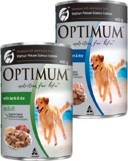 NEW-Optimum-Canned-Dog-Food-400g on sale
