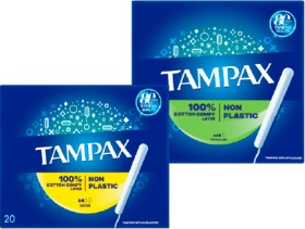Tampax-Tampons-Mini-or-Regular-20-Pack on sale