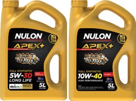 Nulon-APEX-Full-Synthetic-5W-30-OR-10W-40-5L-Engine-Oils on sale