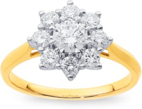 10ct-Element-Lab-Diamond-Ring on sale