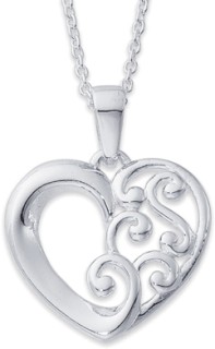 Sterling-Silver-Open-Heart-Koru-Pendant on sale