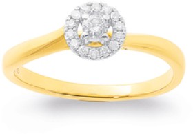 9ct%2C+Diamond+Halo+Ring