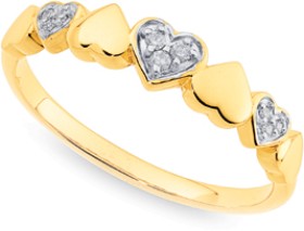 9ct%2C+Diamond+Hearts+Ring