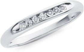 9ct-White-Gold-Diamond-Set-Ring on sale