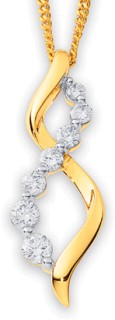 10ct-Element-Lab-Diamond-Pendant on sale