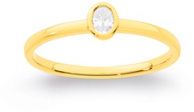 10ct+Element+Lab+Diamond+Oval+Rubover+Band