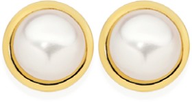 9ct-Freshwater-Pearl-Studs on sale
