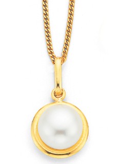 9ct-Freshwater-Pearl-Pendant-in-9ct-Yellow-Gold on sale