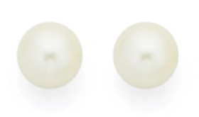 9ct-Freshwater-Pearl-Studs on sale