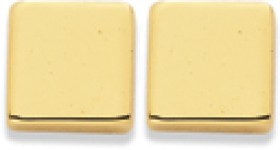 9ct+Square+Studs