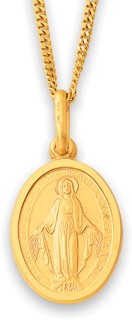9ct-15mm-Madonna-Miraculous-Medal on sale
