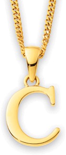 9ct+Initial+Letter+C