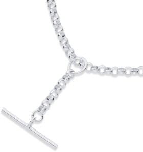 Sterling-Silver-45cm-Round-Belcher-Fob-Chain on sale