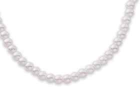 Sterling-Silver-Mini-Pearl-Strand-Necklace on sale