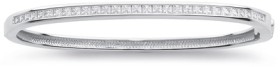 Sterling+Silver+55mm+Cubic+Zirconia+Channel+Set+Bangle