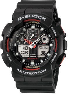 G-Shock-Gents-Analogue-Digital-Watch-GA100-1A4 on sale