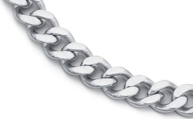 Chisel-Stainless-Steel-60cm-8mm-Curb-Gents-Chain on sale