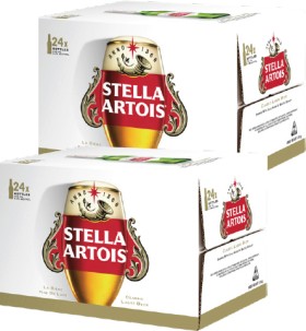 Stella+Artois+Lager+Bottles+24+Pack