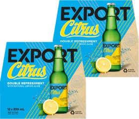 Export+Citrus+Beer+Bottles+12+Pack