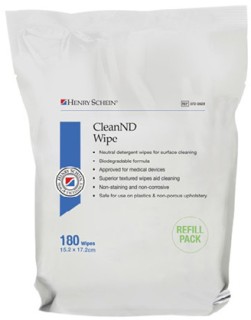 NEW-Henry-Schein-CleanND-Wipe-Neutral-Detergent-180Pk-Refill on sale