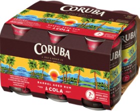 Coruba+%26amp%3B+Cola+7%25+6+x+330mL+Cans