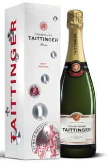Taittinger+Brut+Reserve+NV+Champagne+Gift+Box+750mL