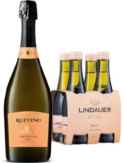 Ruffino+Prosecco+DOC+or+Ros%26eacute%3B+750mL+or+Lindauer+Classic+Minis+Range+4+x+200mL+Bottles