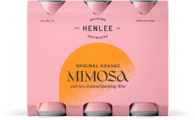 Henlee+Original+Orange+Mimosa+6+x+250mL+Cans