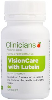 Clinicians+VisionCare+w+Lutein+Eyecare+Supplement+Capsules+90s