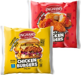 Inghams-Crunchy-Fixx-Burgers-or-Tenders-500-600g on sale
