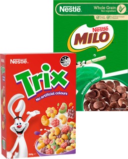 Nestl%26eacute%3B+Milo+350g+or+Duo+340g%2C+Trix+310g+or+Uncle+Tobys+Cheerios+320g+Cereal