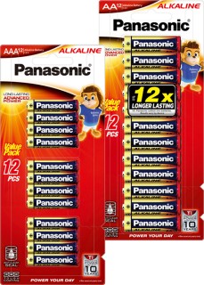Panasonic+Alkaline+AA+or+AAA+Batteries+12+Pack