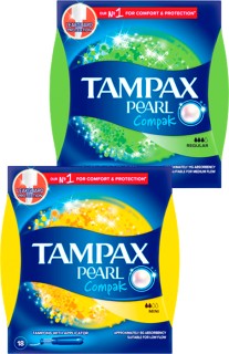 Tampax+Pearl+Compak+Tampons+18+Pack