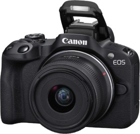 Canon+EOS+R50+Mirrorless+Camera+with+RFS+18-45mm+Lens+Kit