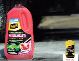 NEW+Meguiar%26rsquo%3Bs+1.89L+Watermelon+Bubblegum+Scented+Wash