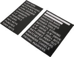 ToolPRO-30-Pce-Magnetic-Tool-Box-Drawer-Labels on sale
