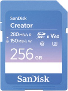 SanDisk-Creator-SDXC-UHS-II-Card-256GB on sale
