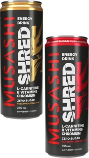 NEW-Musashi-Shred-Energy-Drink-355ml on sale