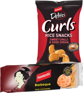 Fantastic+Delites+Curls%2C+Rice+Snacks%2C+or+Rice+Crackers+80-100g