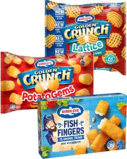 Birds+Eye+Golden+Crunch+Gems+900g%2C+Lattice+750g+or+Fish+Fingers+375g