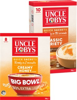 Uncle+Tobys+Big+Bowl+8+Pack+or+Variety+10+Pack+Sachet+Oats