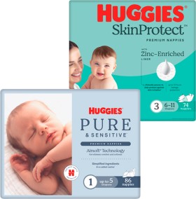 Huggies+Bumbo+Pure+%26amp%3B+Sensitive+or+Skin+Protect+42-86+Pack