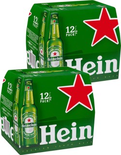 Heineken+Lager+Bottles+12+Pack