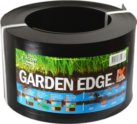 Icon+Plastics+10m+Black+Garden+Edging