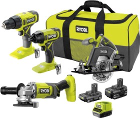 Ryobi+ONE%2B+18V+4+Pce+Combo+Kit