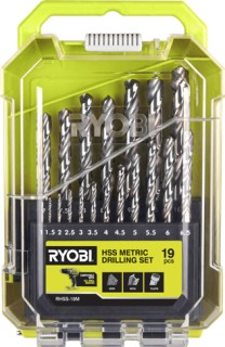 Ryobi+19+Pce+Drill+Bit+Set