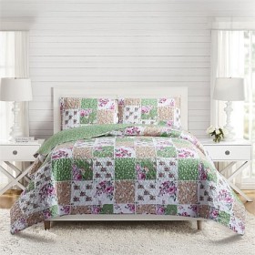 Solace+Esther+Patchwork+Coverlet+Set