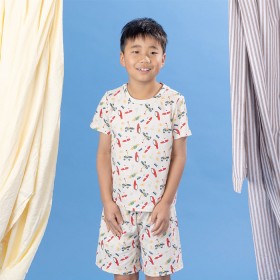 bbb-Sleep-Kids-Surfing-Animals-Cotton-Pj-Set on sale