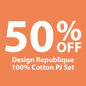 50%25+off+Design+Republique+100%25+Cotton+PJ+Set